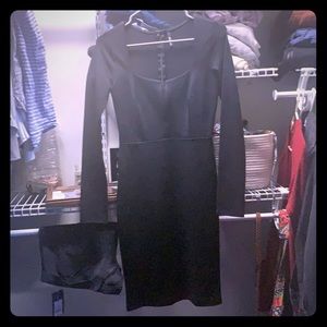 Black long sleeve dress